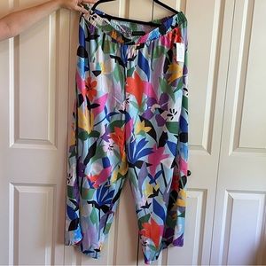 Eloquii Floral Flowy Pants - size 20